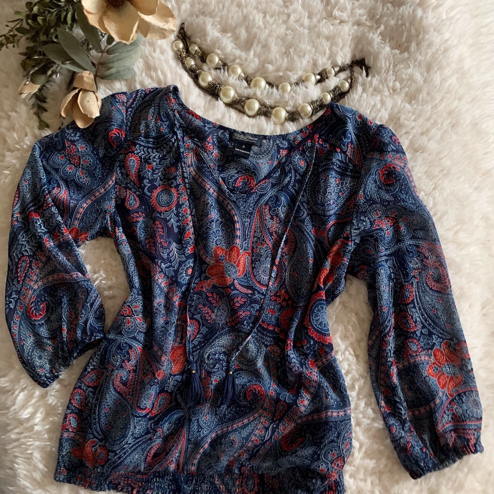 Lucky Brand  paisley top